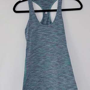 Lululemon Cool Racerback Tank Top Space Dye Blue Purple